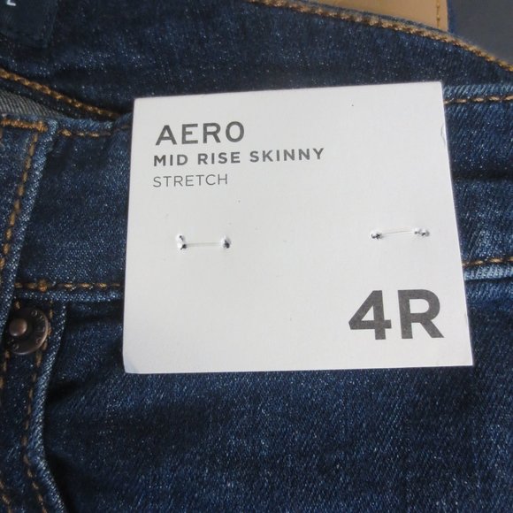 AREOPOSTALE AERO MIDRISE SKINNY JEAN - LADIES 4 R - Picture 3 of 5